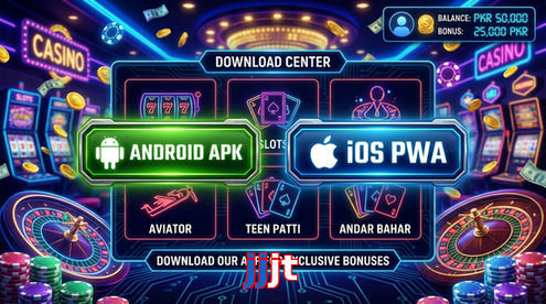 Main screen of Jjjt download page for PK players