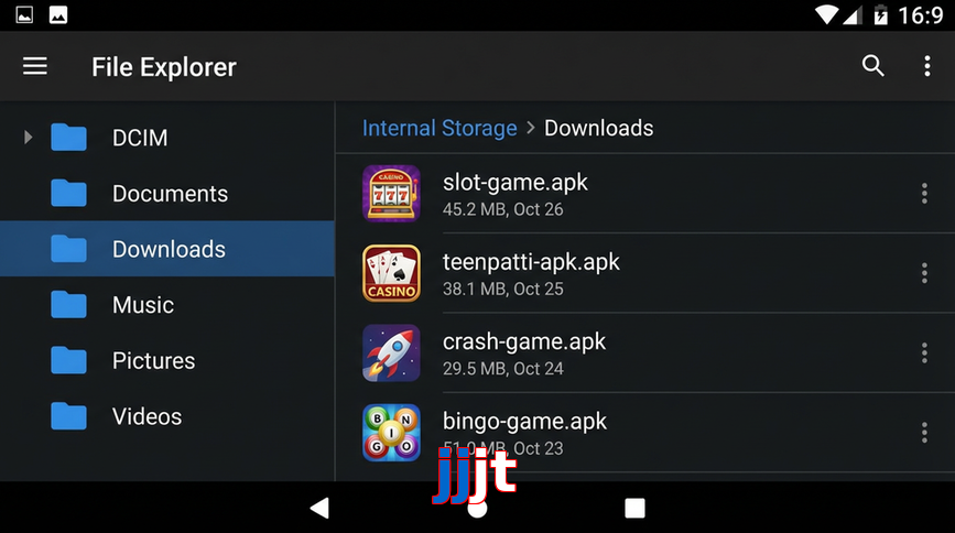 Main screen of Jjjt gameapk page for PK players